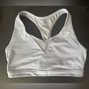 Gymshark Blue Sports Bra Racerback Moisture-Wicking